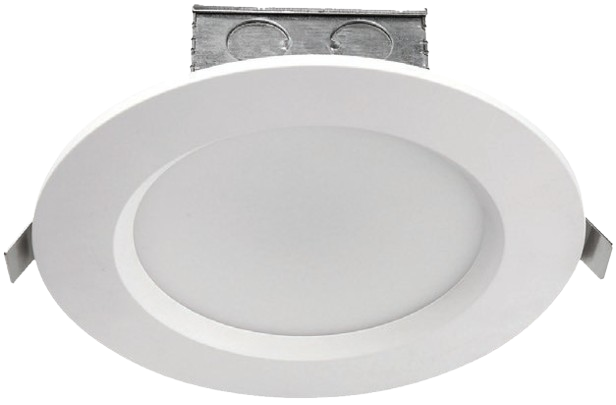 Round and square recessed LED ceiling lights